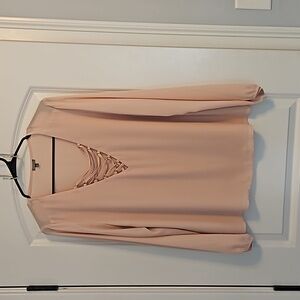 Blush pink blouse